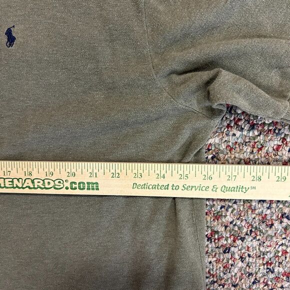 Polo Ralph Lauren Sage Gray Green Mesh Classic SS Polo Shirt Size XXL - Picture 8 of 9